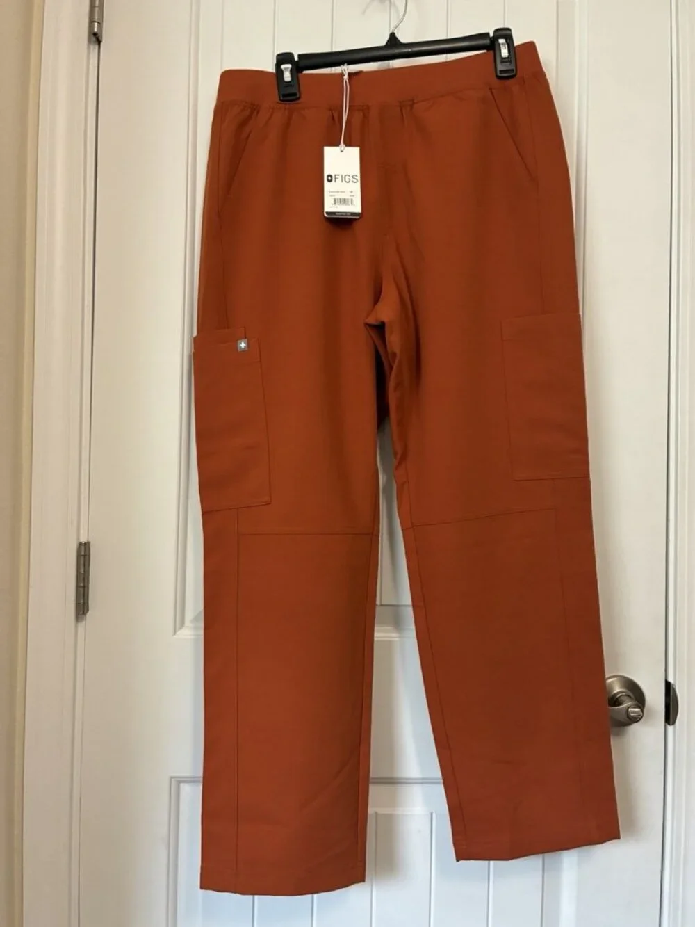 Figs Axim Cargo Scrub Pants In Rust Size LS 34” x 28”